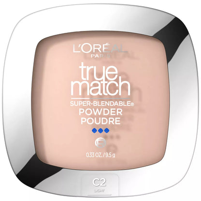 L'Oreal Paris True Match Super Blendable Oil-Free Pressed Powder, 0.33 oz