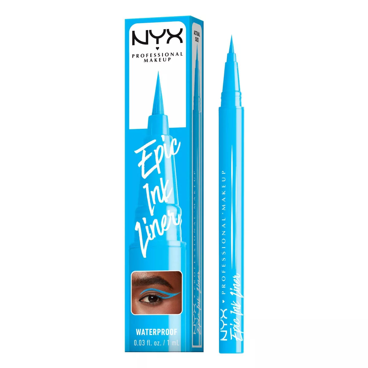 NYX Professional Makeup Epic Ink Eyeliner - 0.03 Fl Oz