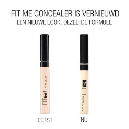 Maybelline New York Fit Me Liquid Concealer - Lightweight, Natural Coverage, Oil-Free, Light - 1 Count (Packaging May Vary)