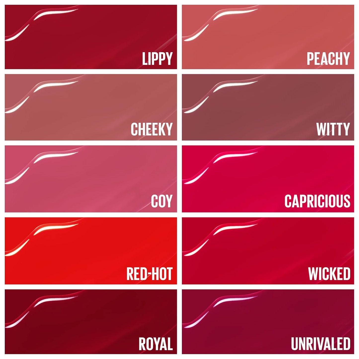 Maybelline Super Stay Vinyl Ink Longwear Liquid Lipcolor - Highly Pigmented, No-Budge Formula with Instant Shine in Berry Burgundy, 0.14 Fl Oz