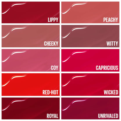 Maybelline Super Stay Vinyl Ink Longwear Liquid Lipcolor - Highly Pigmented, No-Budge Formula with Instant Shine in Berry Burgundy, 0.14 Fl Oz