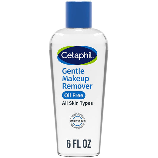 Cetaphil Gentle Waterproof Makeup Remover for Sensitive Skin, 6 oz