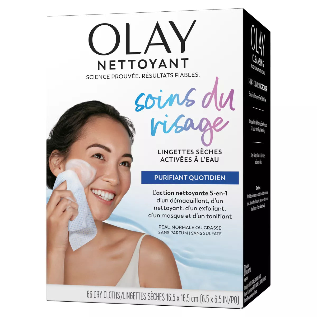 Olay Daily Facials Unscented Makeup Remover Cleansing Wipes - 66 Count