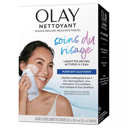 Olay Daily Facials Unscented Makeup Remover Cleansing Wipes - 66 Count
