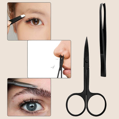 KINGMAS 9-Piece Eyebrow and Facial Trimmer Kit