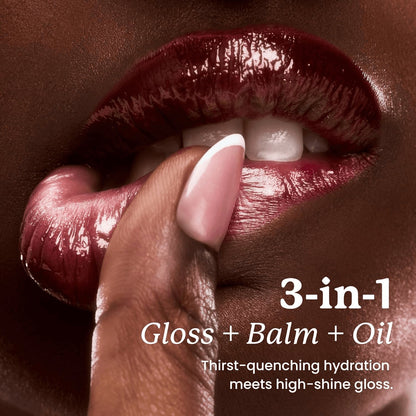 Lip Elixir Hydrating Lip Gloss, High-Shine, Bunny Tongue (Pink)