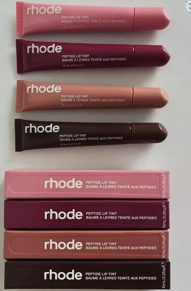 Rhode by Hailey Bieber Peptide Lip Tints Set - Complete Collection of Four Shades, 10ml/.3oz