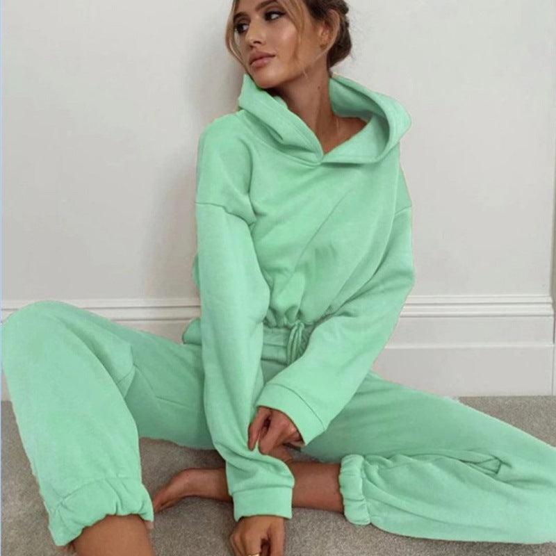 Women's Two-Piece Hoodie and Jogger Tracksuit