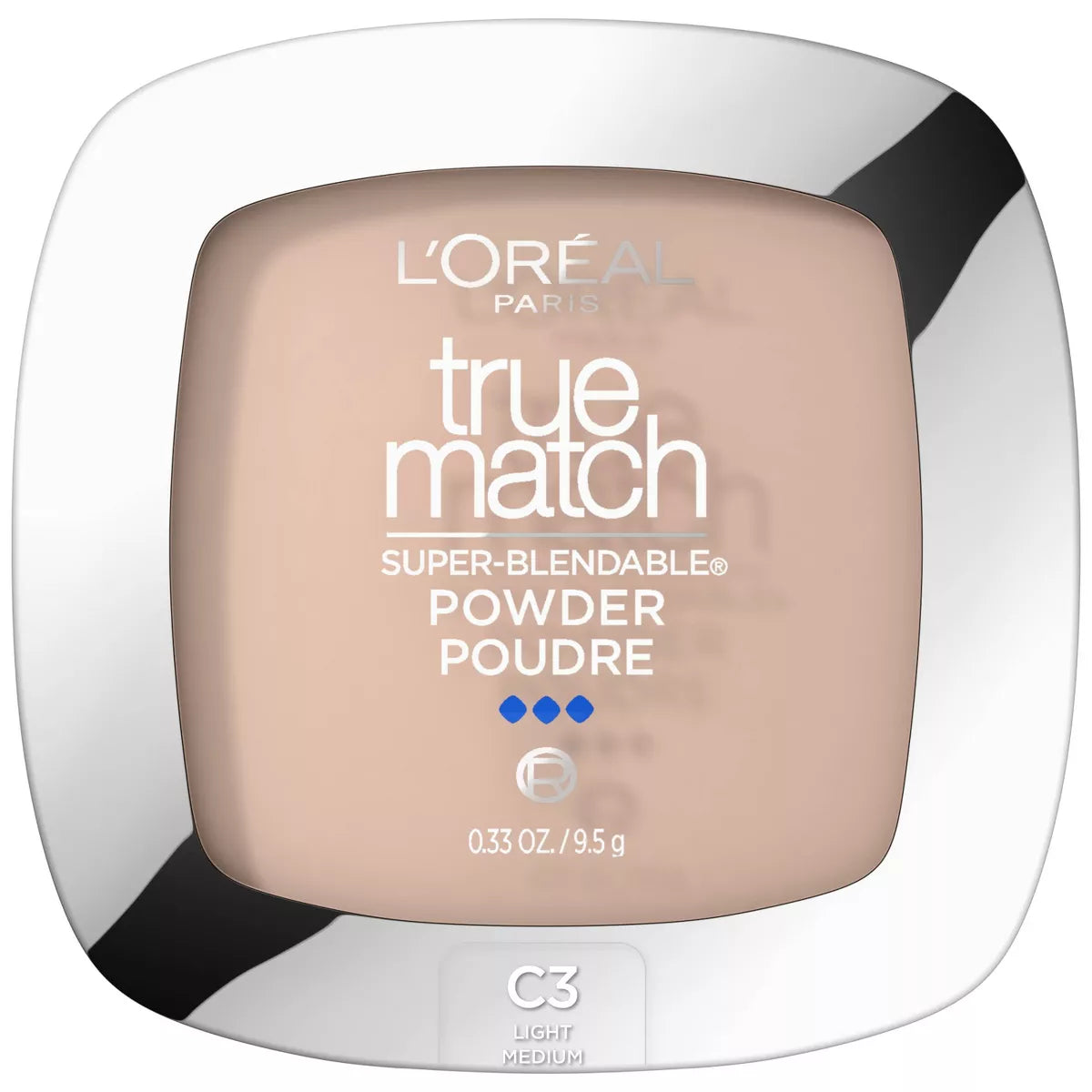 L'Oreal Paris True Match Super Blendable Oil-Free Pressed Powder, 0.33 oz