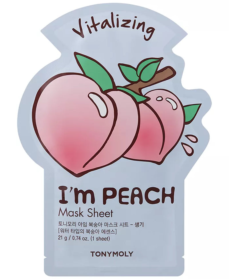 I'M Real Peach Sheet Mask, 0.71-Oz.