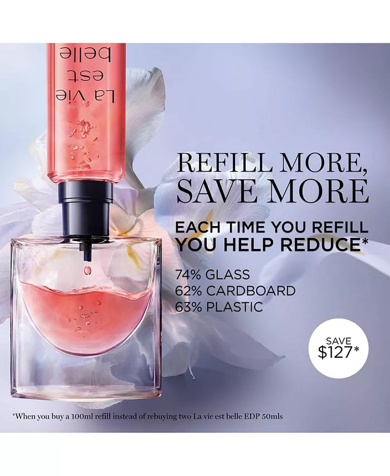 La Vie Est Belle Eau De Parfum Women'S Fragrance Refillable, 3.4 Oz.