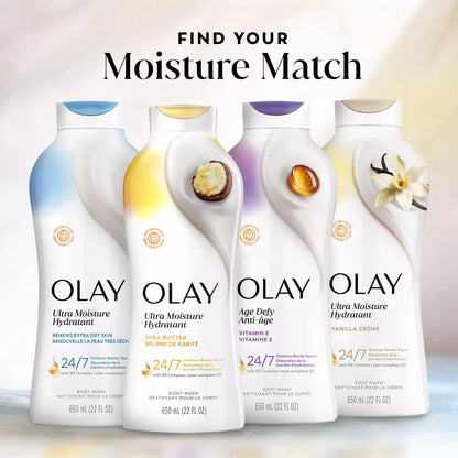 Olay Ultra Moisture Body Wash with Shea Butter, 22 Fl Oz