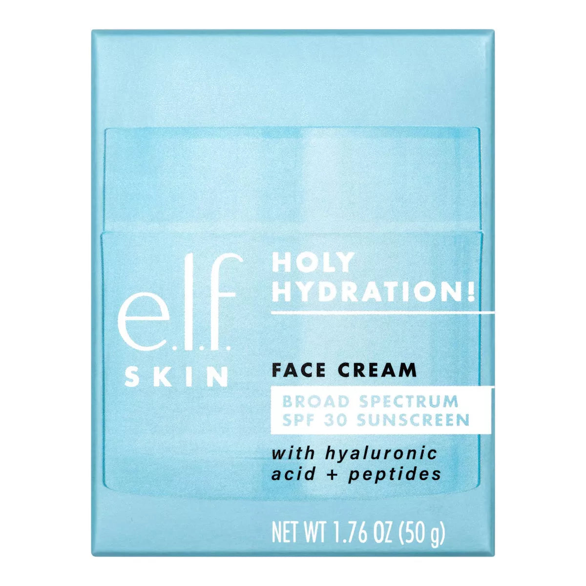 E.L.F. SKIN Holy Hydration! Broad Spectrum SPF 30 Face Sunscreen Cream - 1.76 oz