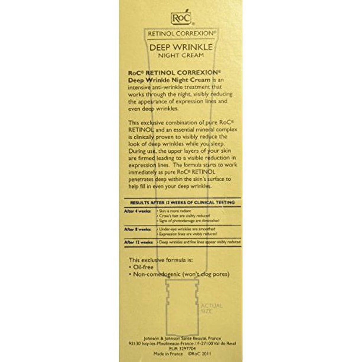 Retinol Correxion Night Cream for Reducing Lines and Deep Wrinkles, 1 oz