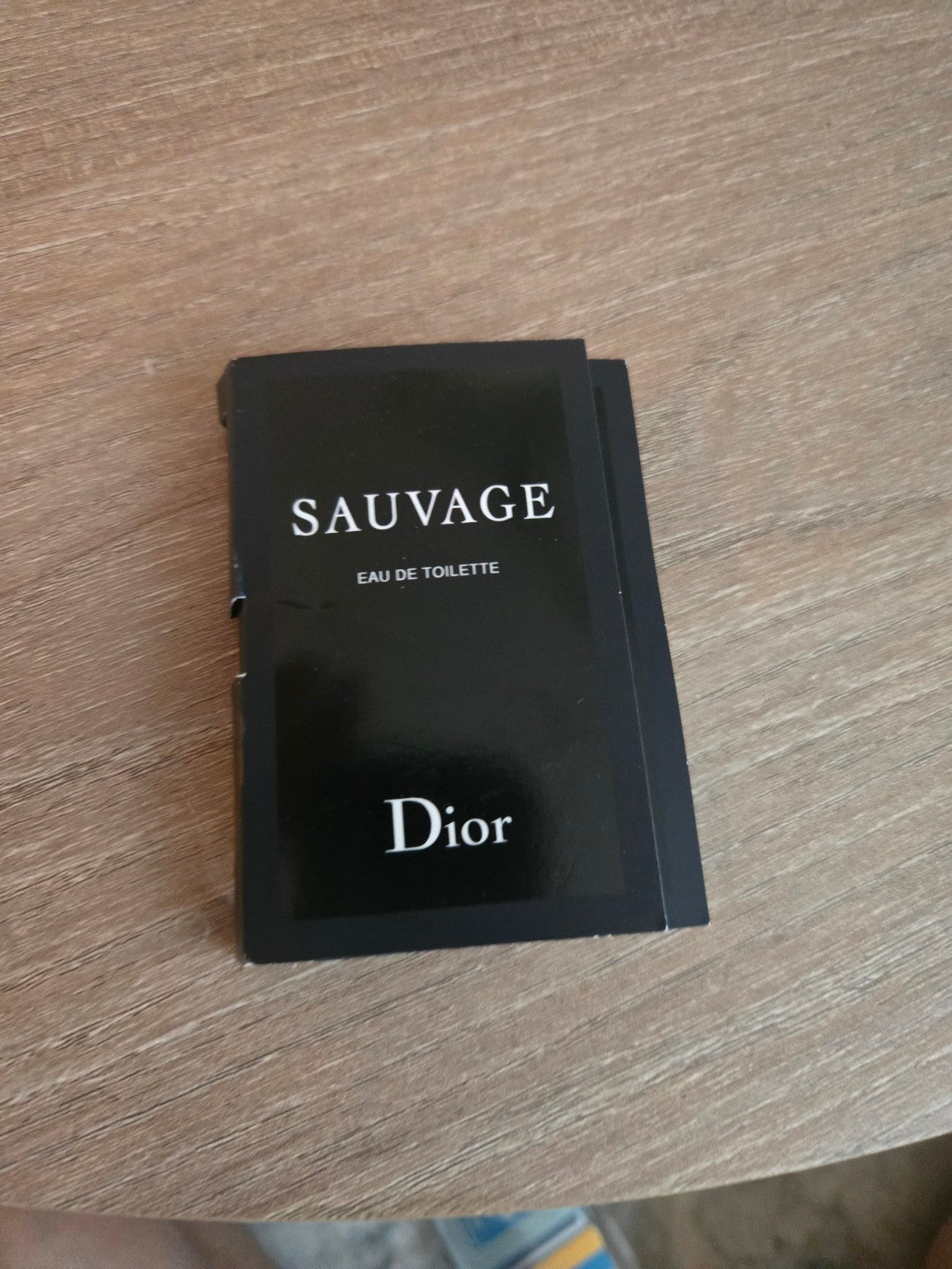 Dior Sauvage Eau de Toilette individual sample card