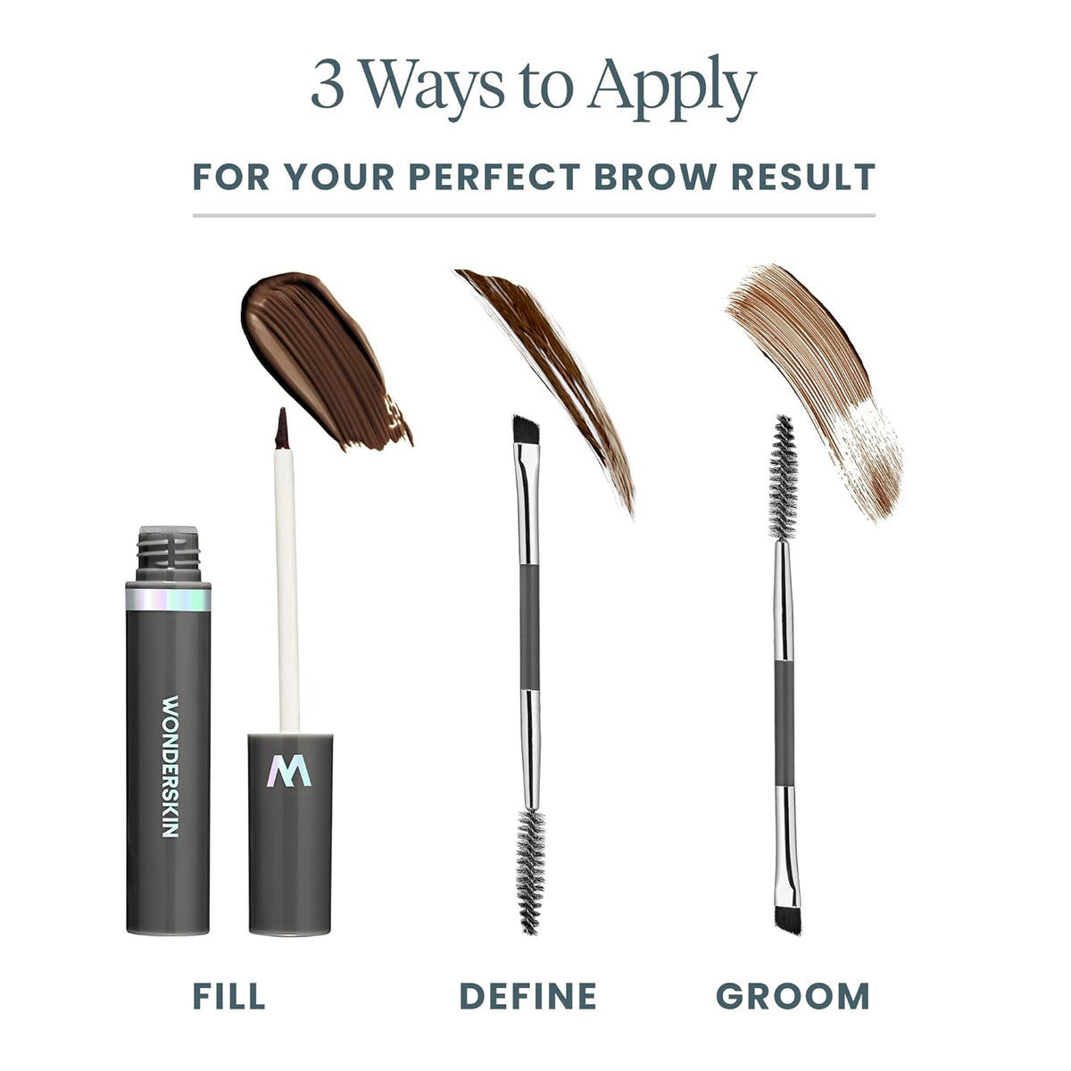 Eyebrow Gel - Long Lasting Eyebrow Gel, Tinted Brow Filler