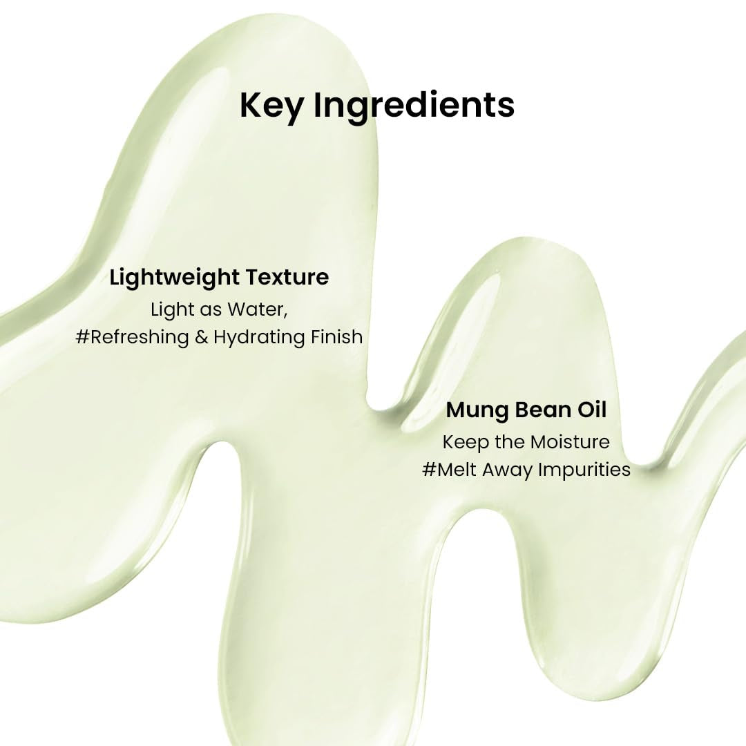Beplain Mung Bean Double Cleansing Set: Oil (6.76 fl oz) & Face Wash (5.07 fl oz)