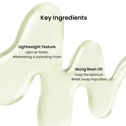 Beplain Mung Bean Double Cleansing Set: Oil (6.76 fl oz) & Face Wash (5.07 fl oz)