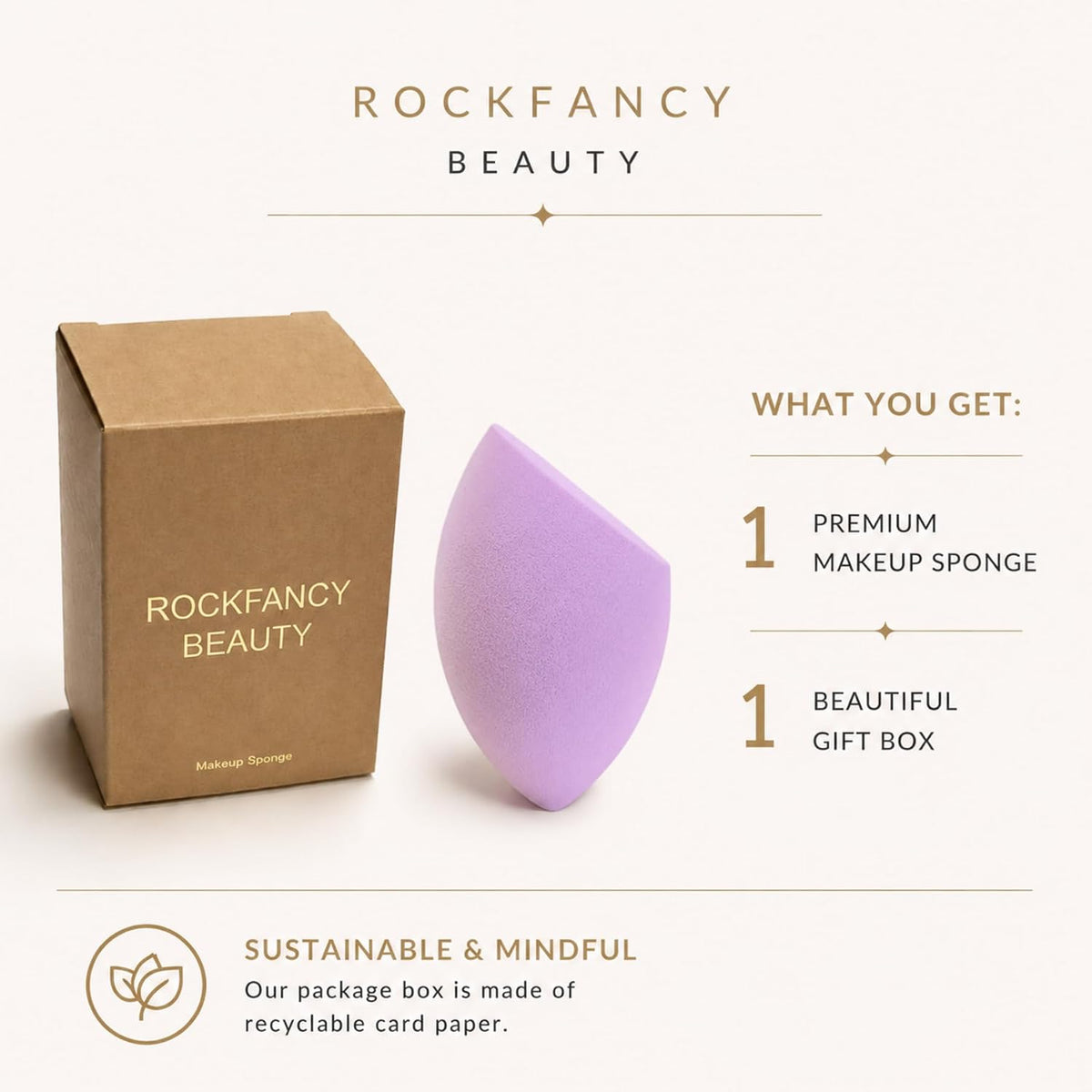 Angled Makeup Sponge Blender for Foundation Application