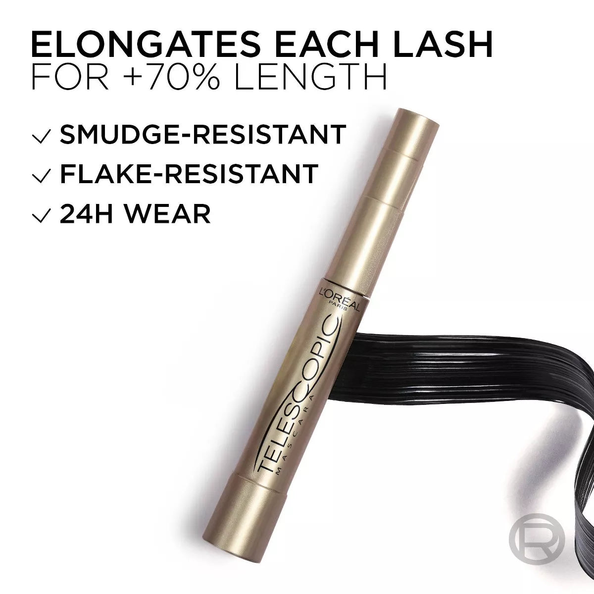 L'Oreal Paris Telescopic Original Lengthening Mascara, 0.27 Fl Oz
