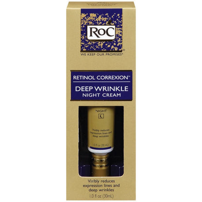 Retinol Correxion Night Cream for Reducing Lines and Deep Wrinkles, 1 oz