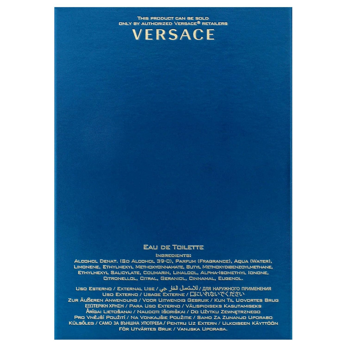 Versace Eros Eau de Toilette Spray for Men, 3.4 fl oz