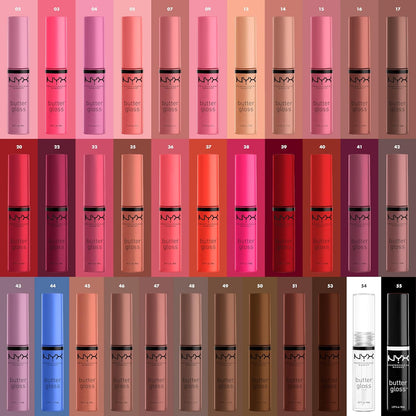 NYX Professional Makeup Butter Gloss - Non-Sticky Lip Gloss in Orangesicle (Orange)