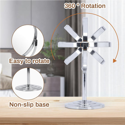 3X Magnifying Vanity Makeup Mirror for Tabletop Use