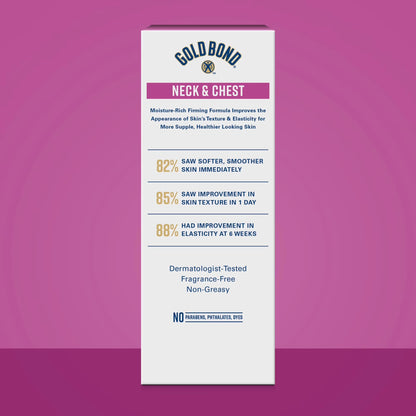 Age Renew Neck and Chest Firming Cream, 2 Oz – Hydrating Formula to Enhance Firmness, Texture, and Elasticity in Aging Skin, Non-Greasy, Dermatologist-Tested, Hypoallergenic, Unscented