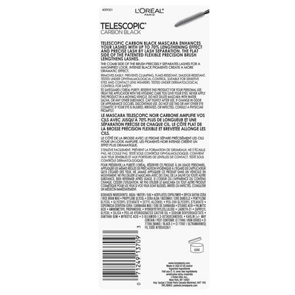 L'Oreal Paris Telescopic Original Lengthening Mascara, 0.27 Fl Oz