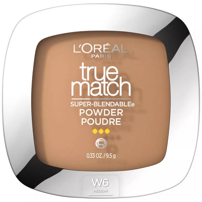 L'Oreal Paris True Match Super Blendable Oil-Free Pressed Powder, 0.33 oz