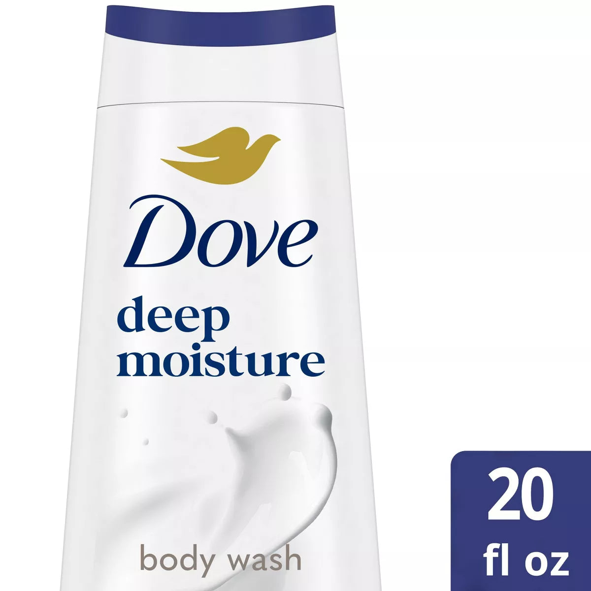 Dove Deep Moisture Body Wash for 24-Hour Hydration and Nourishment for Dry Skin