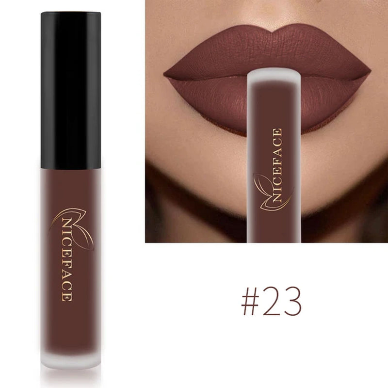 Best Lip Gloss 25 Color Waterproof Matte Lip Gloss Liquid  Waterproof Lasting Cosmetic Lip Gloss Makeup Cosmetics