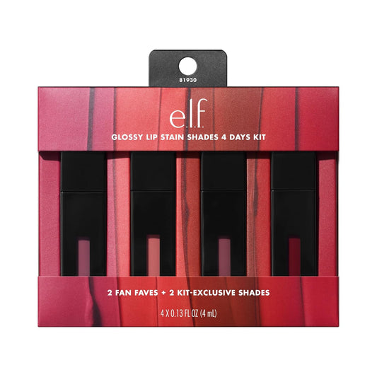 E.L.F. Glossy Lip Stain Collection - 4-Day Shade Kit