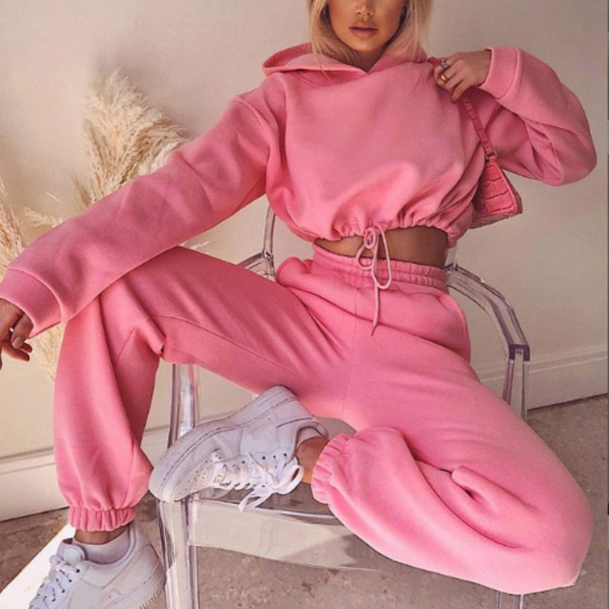 Women's Two-Piece Hoodie and Jogger Tracksuit