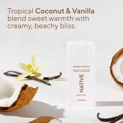 Coconut and Vanilla Infused Body Wash