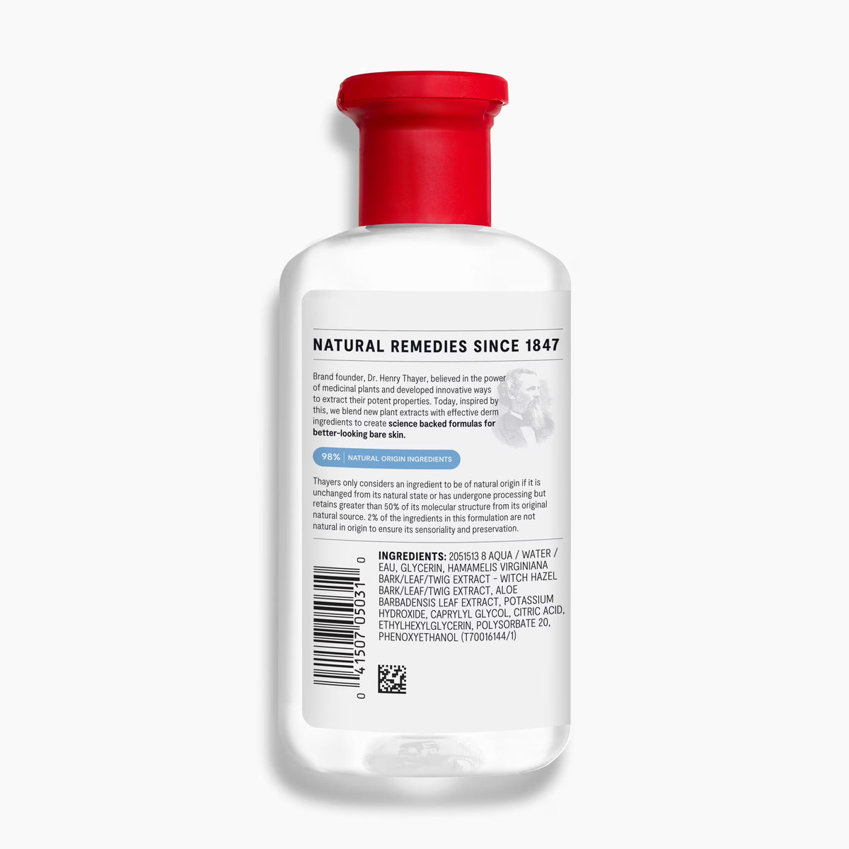 Unscented Alcohol-Free Witch Hazel Facial Toner for Dry Skin, 8.5 Fl Oz