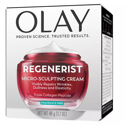 Olay Regenerist Micro-Sculpting Cream Face Moisturizer - Fragrance-Free - 1.7 oz