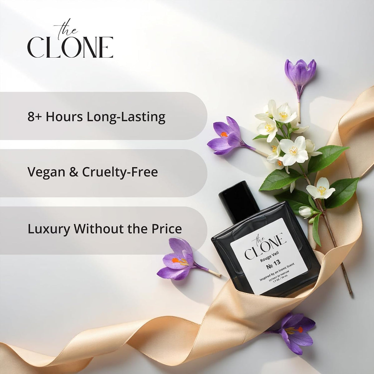 Clone Rouge Veil No. 13 - Inspired by B.Accarat R.Ouge 540 Unisex Extrait De Parfum Spray, 1.7 Fl Oz (50ml)