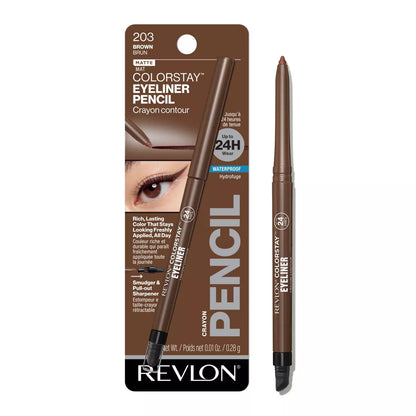 Revlon ColorStay Waterproof Eyeliner Pencil with Built-In Sharpener - 0.01 oz