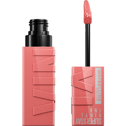 Maybelline Super Stay Vinyl Ink Longwear Liquid Lipcolor - Royal Deep Wine Red & Charmed Pink, 0.14 Fl Oz