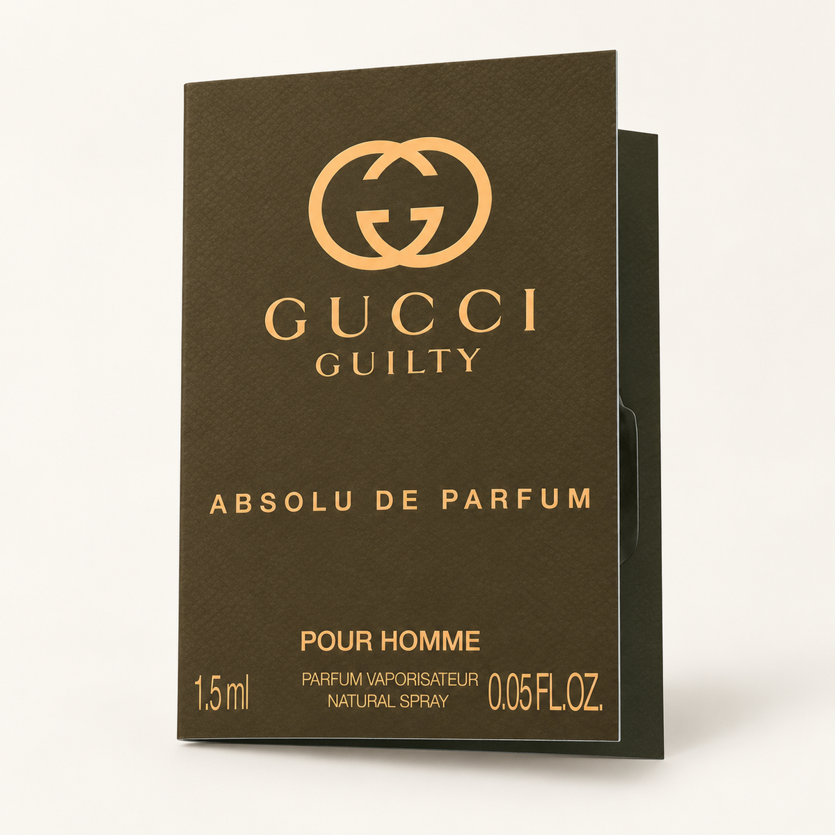 Gucci Guilty Absolu de Parfum Pour Homme 1.5 mL sample card