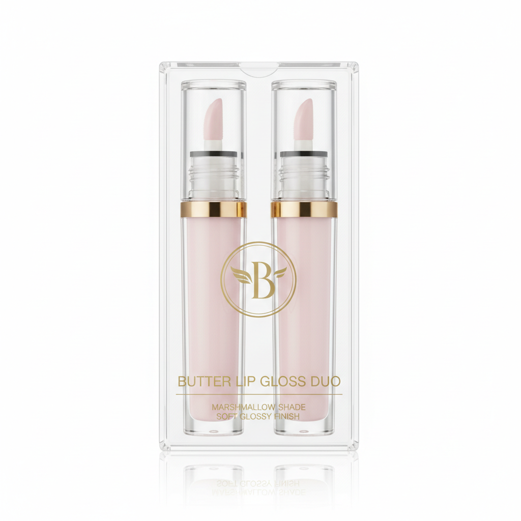 Butter gloss duo in marshmallow shade set of 2