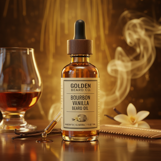 Beard Oil Bourbon Vanilla Scent product shot