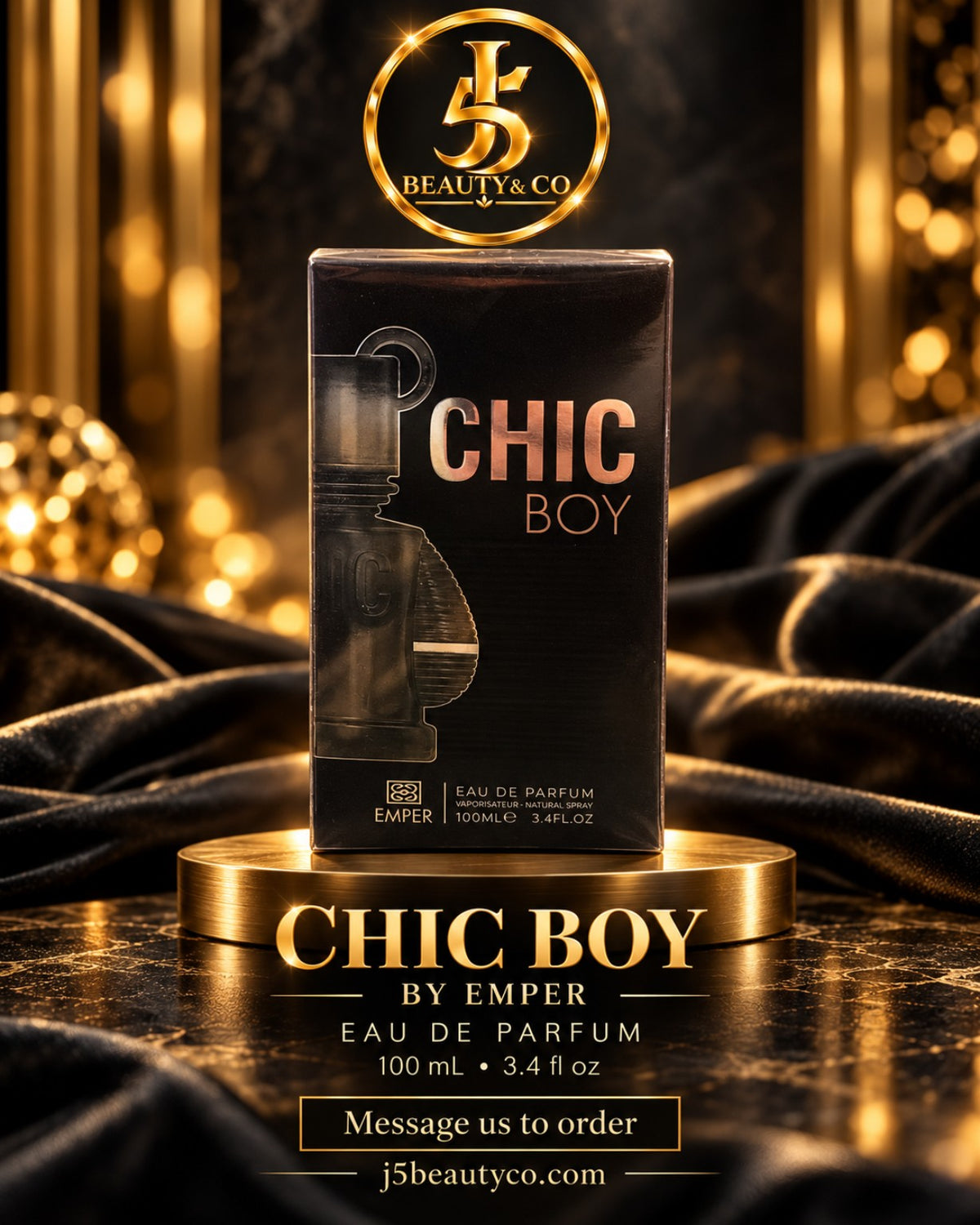 Emper CHIC Boy Eau de Parfum at J5 Beauty & Co