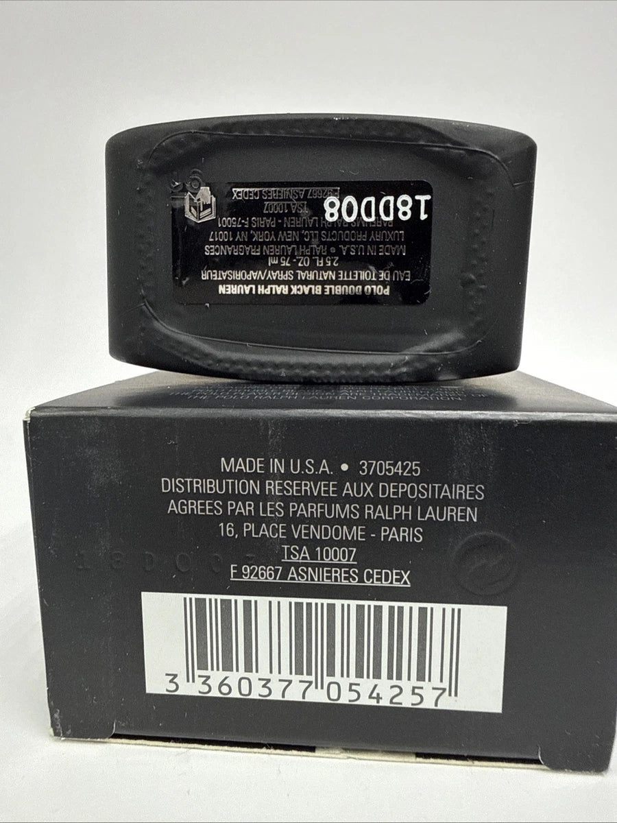 Ralph Lauren Polo Double Black Eau de Toilette – 2.5 oz