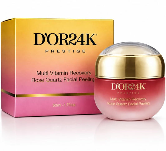 D’OR24K Prestige Multi Vitamin Recovery Rose Quartz Facial Peeling – 50 mL / 1.7 fl oz..