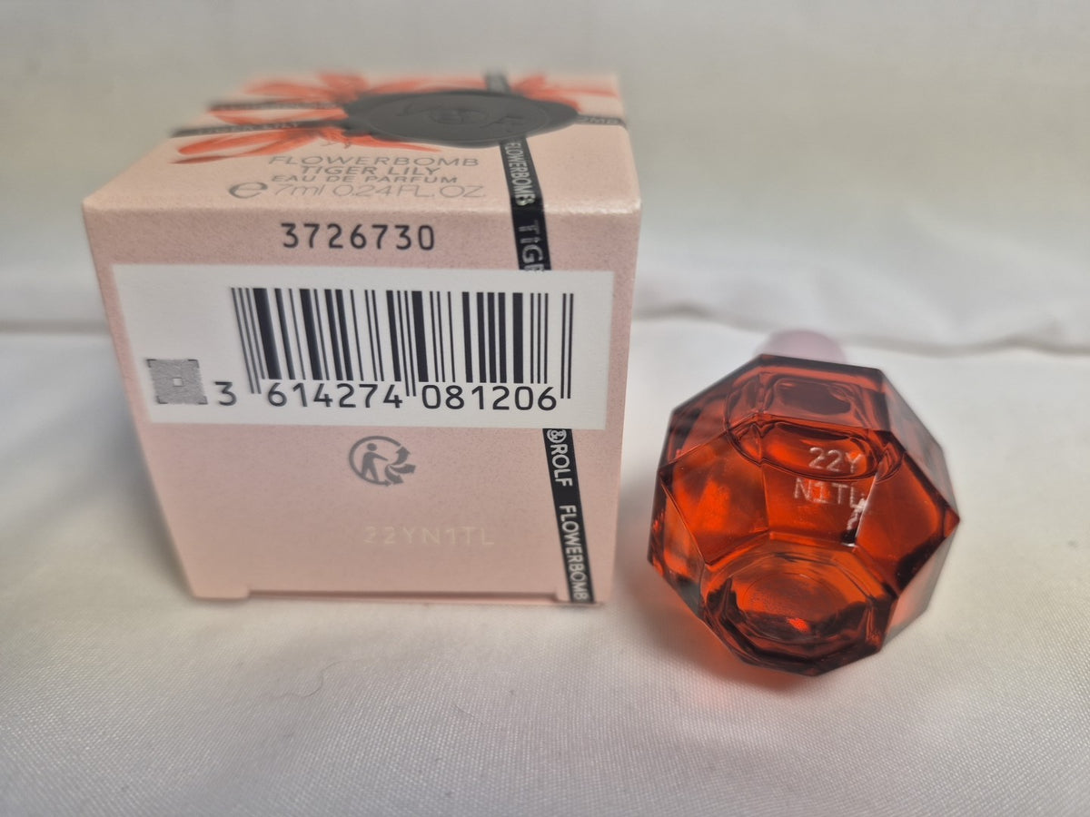 Experience Luxury Anytime with Viktor & Rolf Flowerbomb Tiger Lily 7ml Miniature Perfume Sample